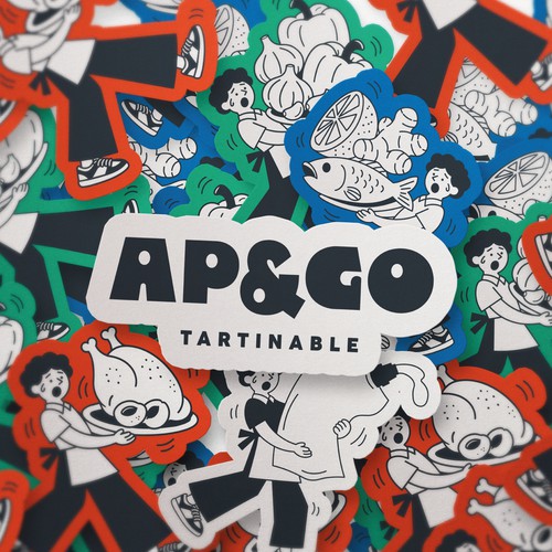 AP&GO — Sticker Collection & Brand Illustration System