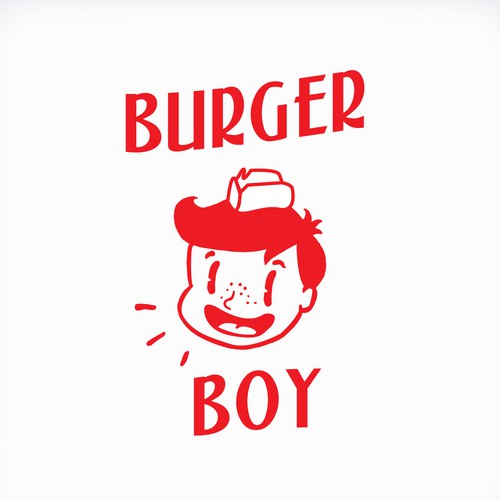 Retro logo for a burger restaurant
