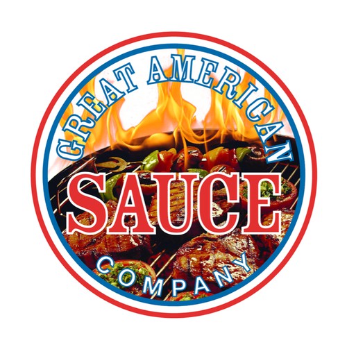 Logo for a Sauce bottle label