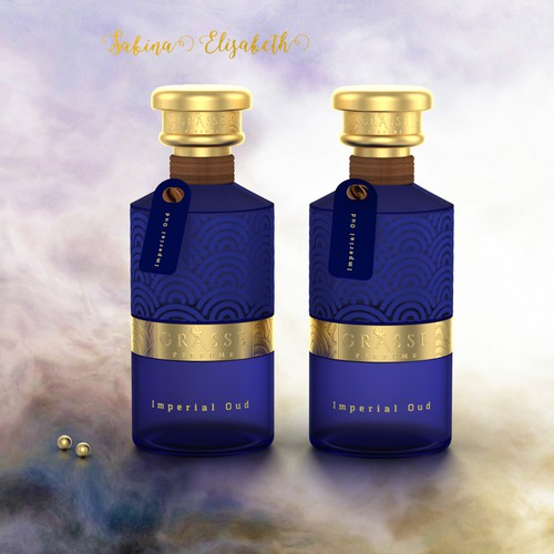 Luxury perfume bottle for Grasse