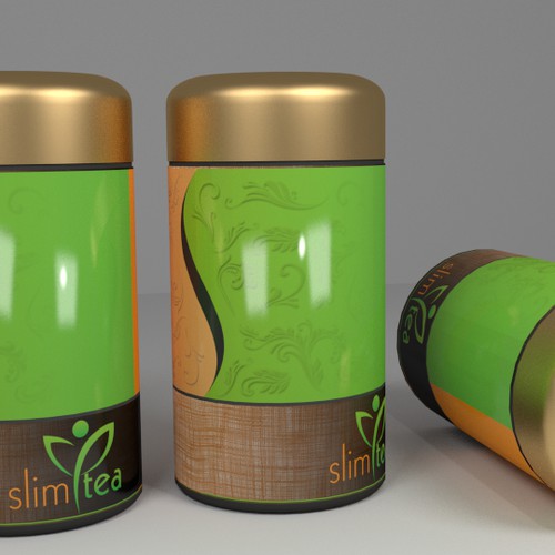 Design Package for Weight Loss Natural Tea