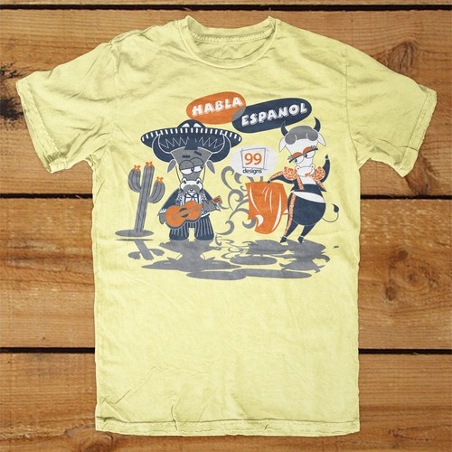 ¡99designs habla español! Diseña una camiseta para celebrar con nosotros (Concurso de la comunidad)