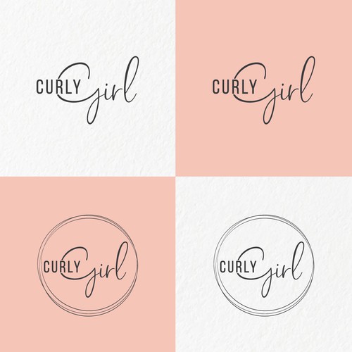 Logo concept for Curly Girl.