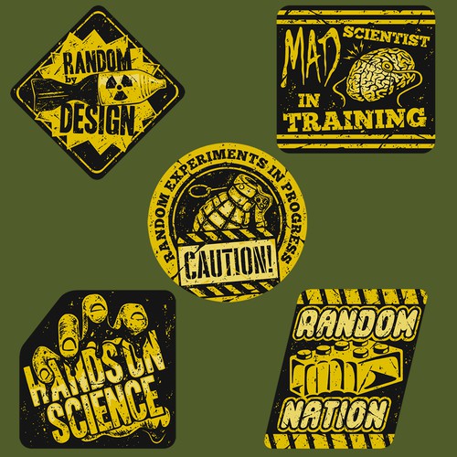 Set of Stickers for a Youtube Channel