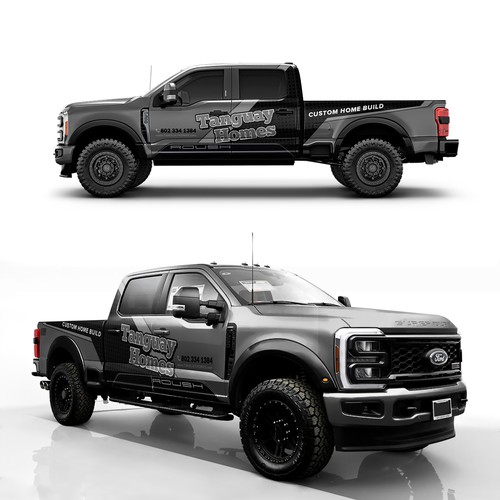 Wrap Design for Builders company Truck 