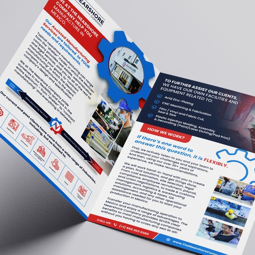 The Nearshore Company new brochure design