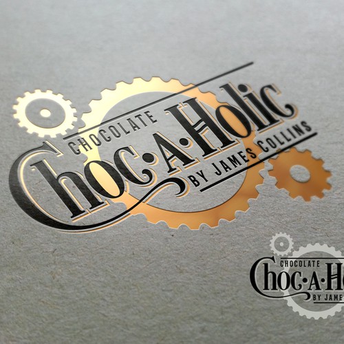 Steam Punk Chocolate shop logo