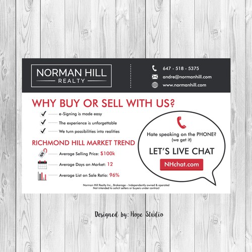Norman Hill Realty Flyer