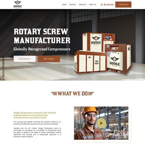 Hodge Industrial Website