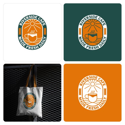 Logo Concept for Riverside Cafe