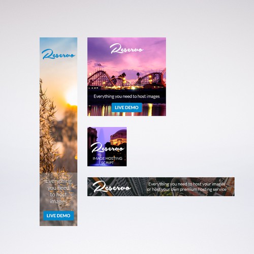 Banners for Reservo.co