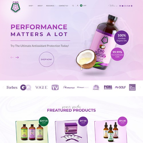 Health and Wellness eCommerce Website Design