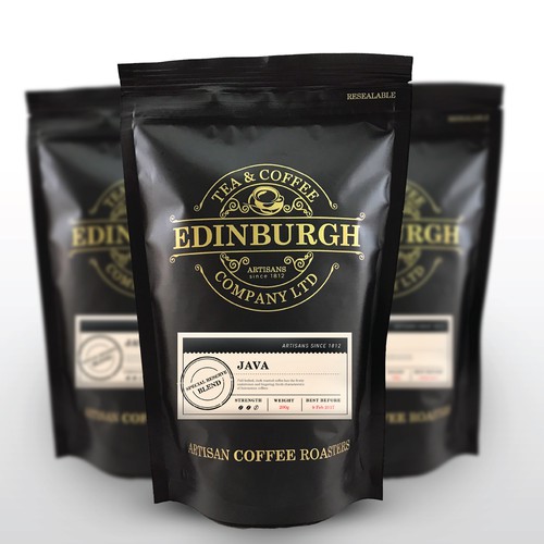 Edinburgh Coffee Label