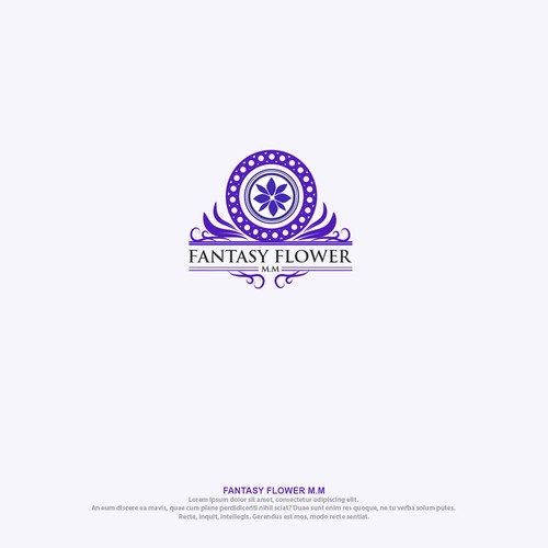 Logo design for Fantasy Flower M.M