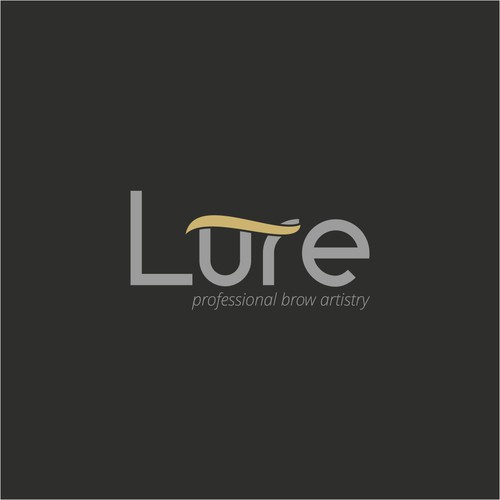 Making logo for "professional brow artistry Lure"
