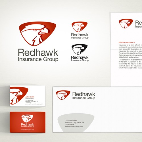 Redhawk Insurance Group needs a great new design for logos, cards, etc.