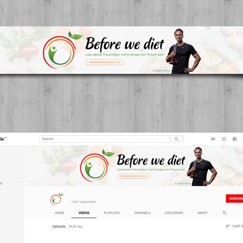 Youtube header design 