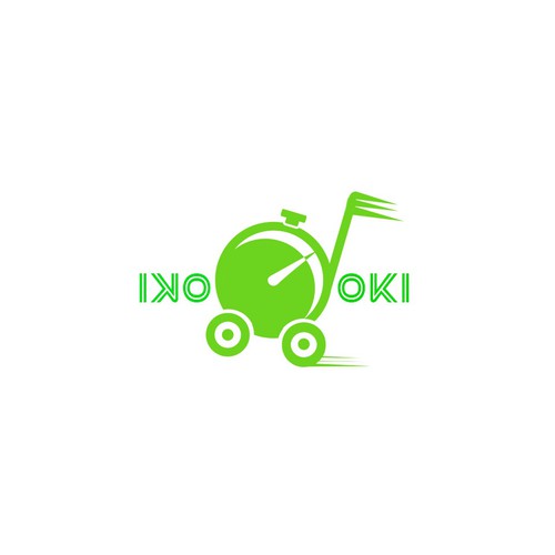 Flat Logo For OkiDoki Delivery App