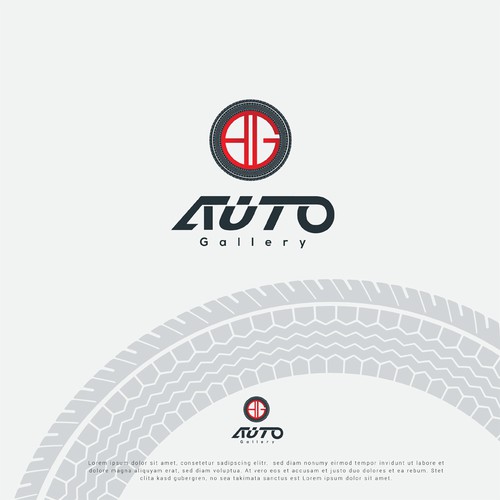 Auto Gallery Logo Design Concept