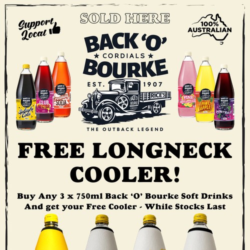 BACK O BOURKE POSTER