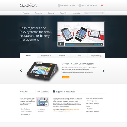 QUORiON needs a new B2B website design