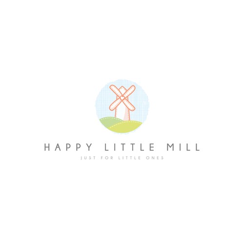 Happy Little Mill - Clean, soft & minimal - Winning design