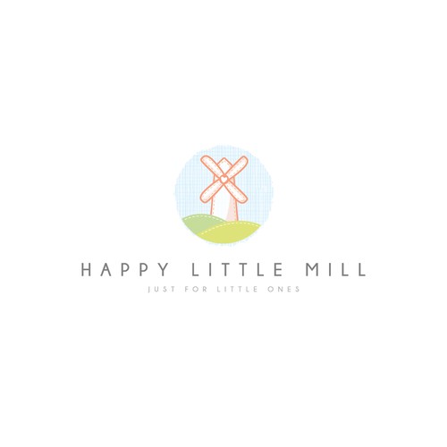 Happy Little Mill - Clean, soft & minimal - Winning design