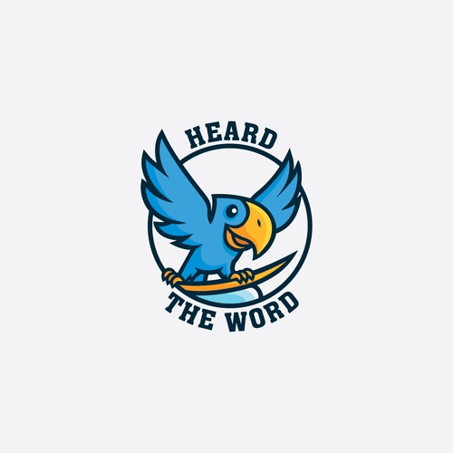 Fun logo for Heard The Word