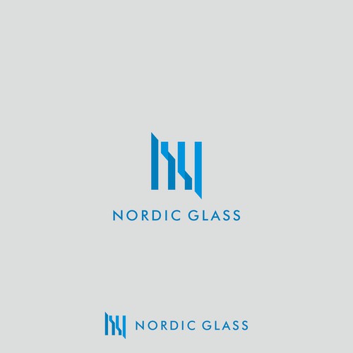 Logo draft for NORDIC GLASS.