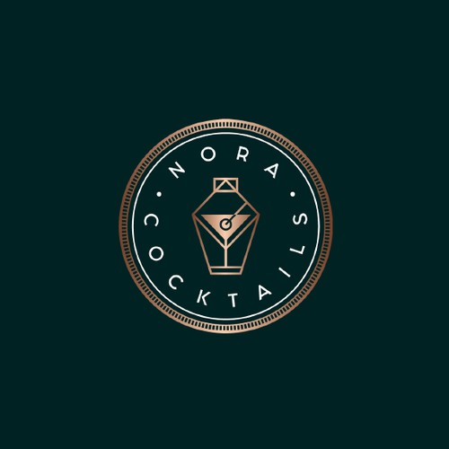 Elegant Cocktail Logo