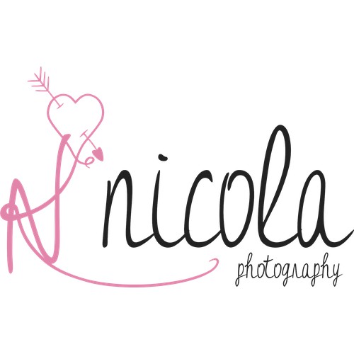 Create a simple photography logo where modern meets old world glamour-