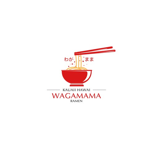 Design a logo for the first Ramen Restaurant on the island of Kauai