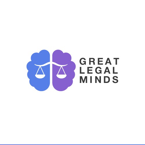 Modern and minimalistic logo design for psychologist working in law.
