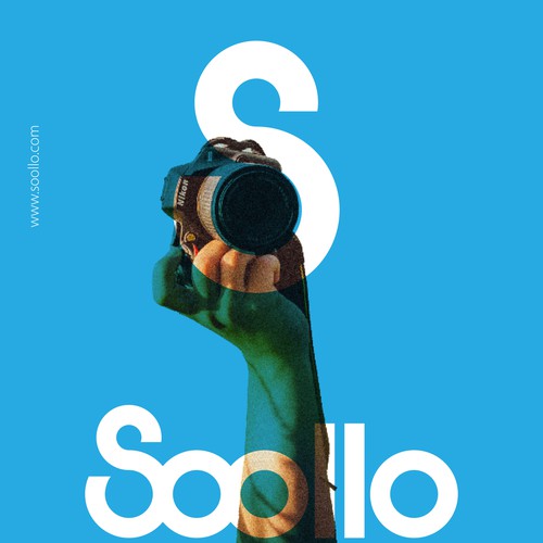 Bold logo for stock footage