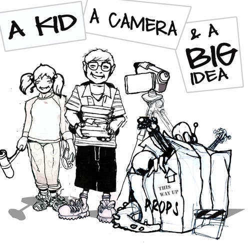 Cover Illustration Wanted For Kids Movie Making Book!  Further Work On Offer Too!