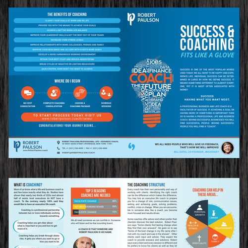 Brochure Design for Life Coach