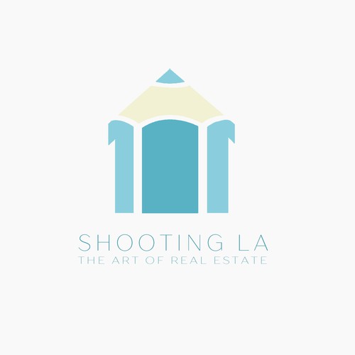 Create a an ARTISTIC representation of a house for Shooting LA.