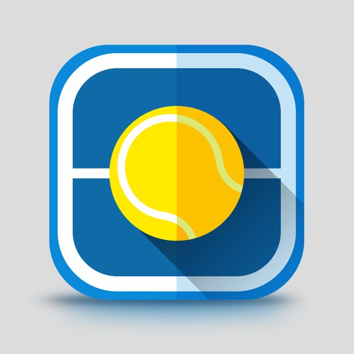 Simple Tennis Court Playbook App Icon