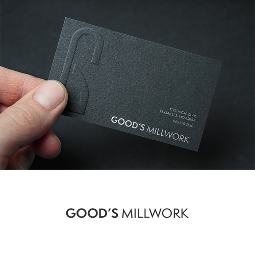 Modern logo concept for Good's Millwork