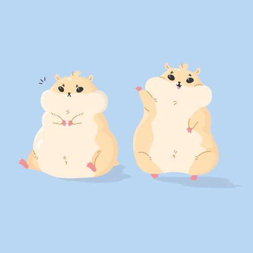 Cute hamsters