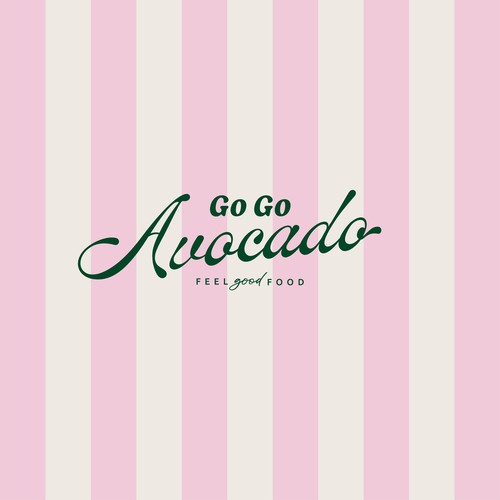 Logo design for avocado toast bar.