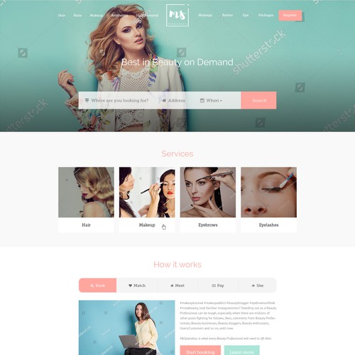 Webdesign For Beauty Professionals
