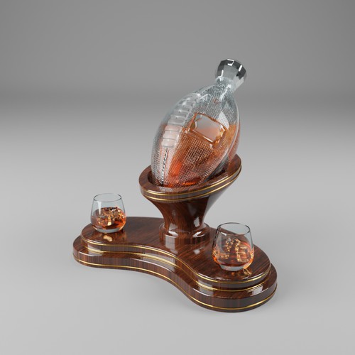 concept of football decanter