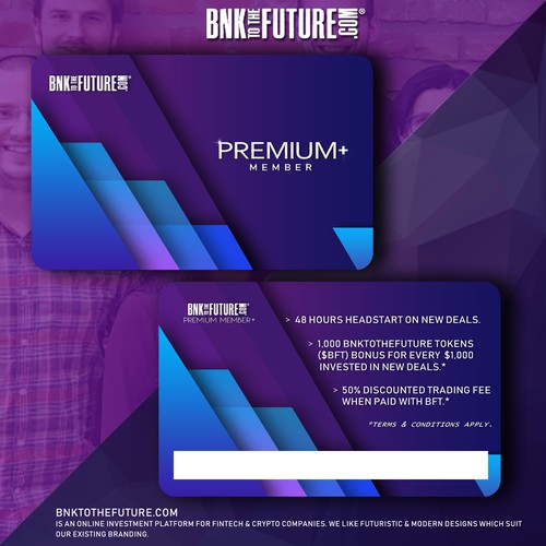 BnkToTheFuture.com Loyalty Cards