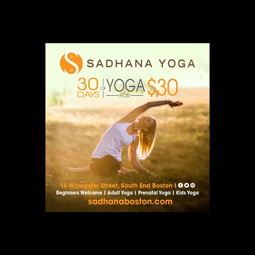 Print Ad - Sadhana Yoga 