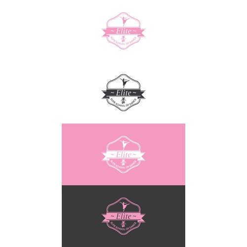 Create a capturing dance school logo