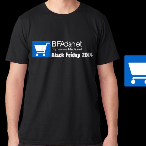 Shirt Design for a Black Friday Shopping Website