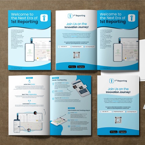 Designer our innovation brochure to capture clients attention!