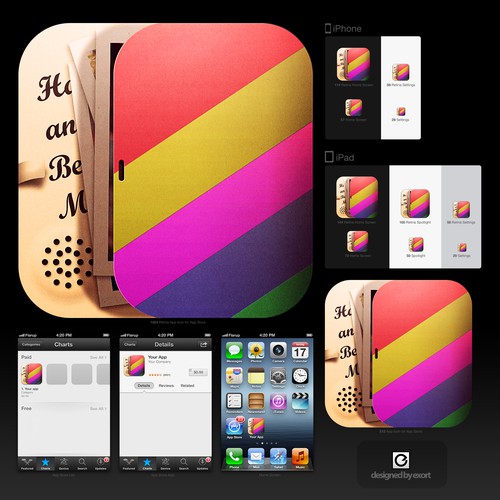 icon or button design for DescubriendoApps