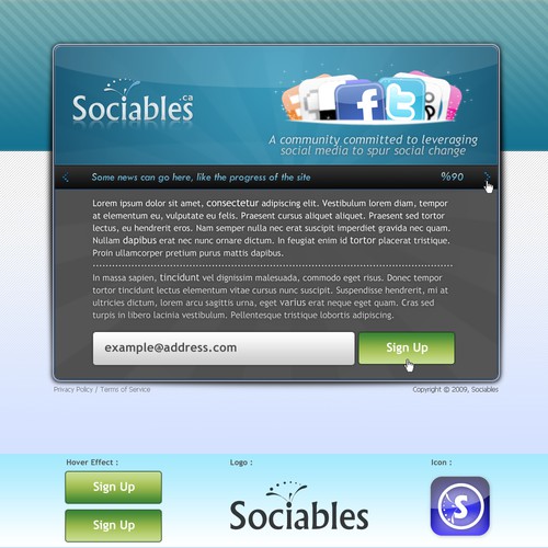 SIGN-UP-FORM: one field - one page only!